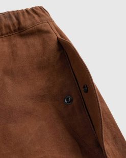 Story mfg. Pantalon Peace Bark Brown Slub | Pantalon