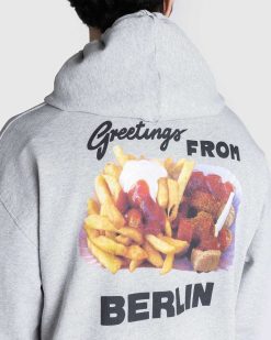 Carne Bollente Sweat A Capuche Berghain Days Gris | Sueurs