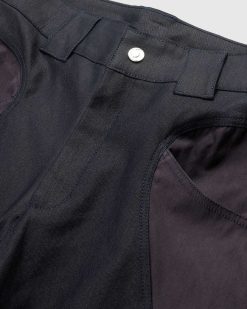 AFFXWRKS Pantalon Forge Enduit Noir/Violet Profond | Pantalon