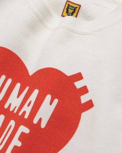 Human Made Sweat Logo Blanc | Sueurs