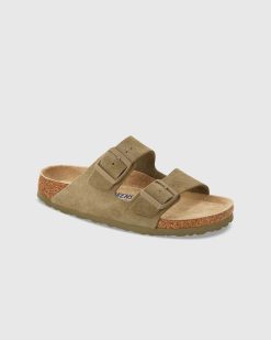 Birkenstock Arizona Sfb Kaki Delave | Des Sandales