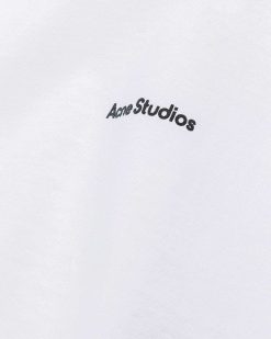 Acne Studios T-Shirt Logo Blanc Optique | T-Shirts