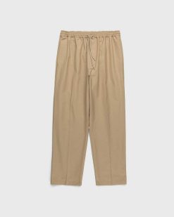 Highsnobiety Pantalon Elastique Coton Nylon Beige | Pantalon