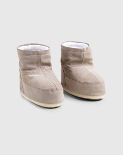 Moon Boot Bottines Icon Low Sans Lacets En Daim Sable | Bottes