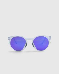 Oakley Hstn Metal Mat Clair/Prizm Violet | Des Lunettes De Soleil