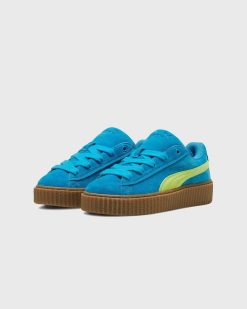 Fenty Creeper Phatty Speed Bleu/Lime | Baskets