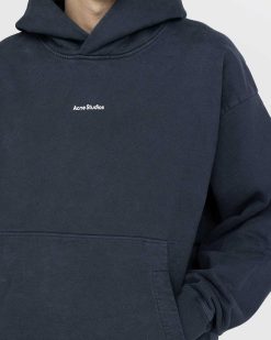 Acne Studios Sweat A Capuche Logo Noir | Sueurs