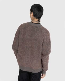 Acne Studios Cardigan Mohair Marron | Tricots