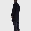 Acne Studios Manteau A Simple Boutonnage Noir | Vetements D'Exterieur