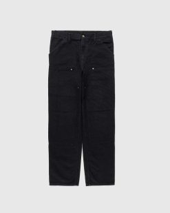 Carhartt WIP Pantalon Double Genou Noir | Pantalon