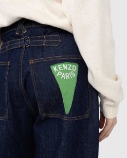 Kenzo Jean Ample Marin | Pantalon