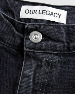 Our Legacy Denim Noir Delave Coupe Ample | Pantalon