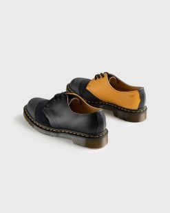 Dr. Martens 1461 Reverse Noir+Tan Lisse+Nappa | Chaussures