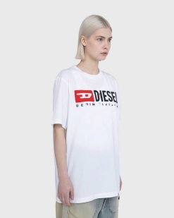 Diesel T-Shirt Denim Division Blanc | T-Shirts