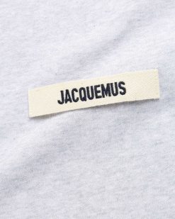 JACQUEMUS Le T-Shirt Gros Grain Gris | T-Shirts