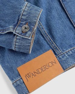 J.W. Anderson Veste En Jean Torsade Bleu Clair | Vetements D'Exterieur