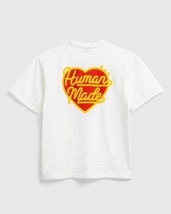 Human Made T-Shirt Badge Coeur Blanc | T-Shirts