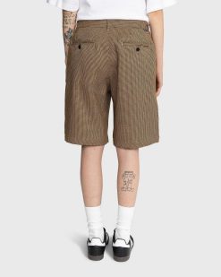 Noon Goons Short Pied-De-Poule Banned Marron | Shorts