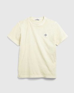 Stone Island T-Shirt Fissato Beige Naturel | T-Shirts