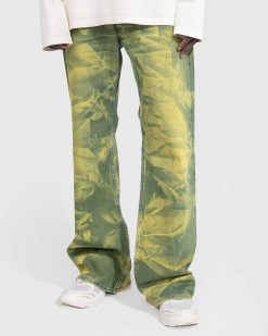 Acne Studios Jean Coupe Ample 2021 Jaune/Bleu | Pantalon