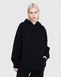 Highsnobiety Sweat A Capuche En Polaire Epaisse Noir | Sueurs