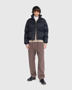 Auralee Blouson En Duvet Ripstop Super Leger Noir | Vetements D'Exterieur