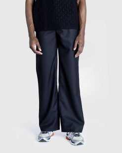 Séfr Pantalon Jiro Laine Noir | Pantalon