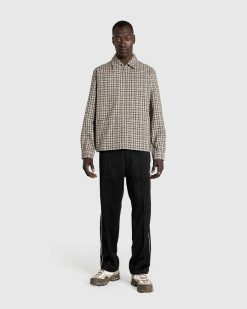 Awake NY Veste-Chemise Legere A Carreaux Marron | Chemises