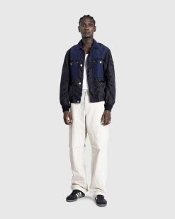 Stone Island Veste Legere Polyester Tela Bleu Marine | Vetements D'Exterieur