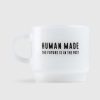 Human Made Tasse En Verre Blanc | Maison