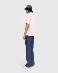 Acne Studios T-Shirt Logo Rose Pale | T-Shirts