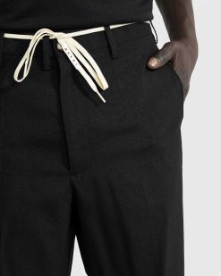 Marni Pantalon Laine Noir | Pantalon