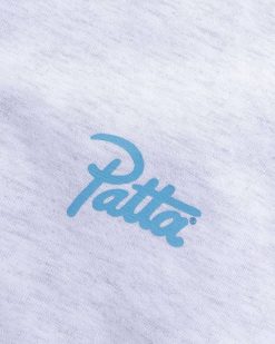 Patta T-Shirt Perfect Hug Gris Clair Melange | T-Shirts