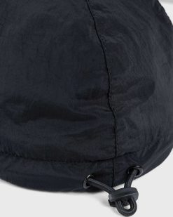 Stone Island Casquette A Six Panneaux Noire | Chapeaux