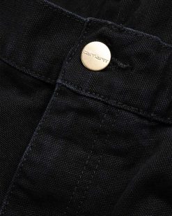 Carhartt WIP Pantalon Double Genou Noir | Pantalon