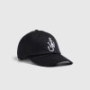 J.W. Anderson Casquette De Baseball Avec Logo Ancre Noire | Chapeaux