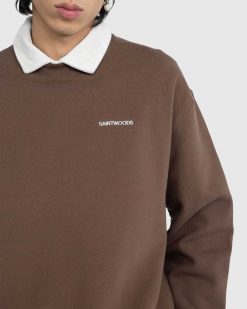 Saintwoods Sweat Sw Marron | Sueurs