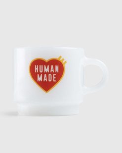 Human Made Tasse En Verre Blanc | Maison