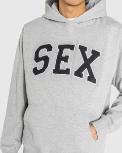 Carne Bollente Sweat A Capuche Sex Gris Melange | Sueurs