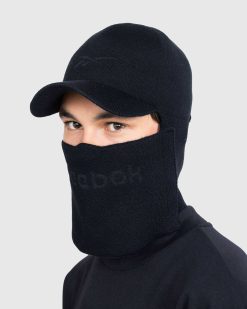 Reebok Bonnet Masque En Tricot Noir | Accessoires D'Hiver