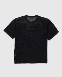 Highsnobiety T-Shirt En Maille De Coton Noir | T-Shirts