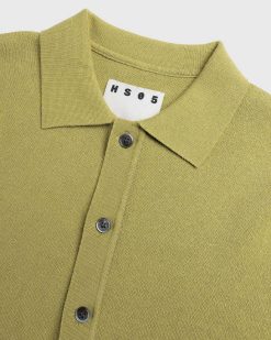 Highsnobiety HS05 Chemise Maille Coton Vert | Chemises