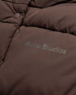 Acne Studios Doudoune Marron Cafe | Vetements D'Exterieur