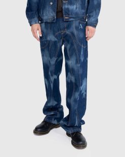 Ahluwalia Jean Signature Taille Basse Indigo | Pantalon