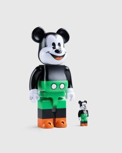 Medicom Be@Rbrick Affiche Mickey Mouse Annees 1930, Ensemble 100 % Et 400 % Noir | Objets De Collection