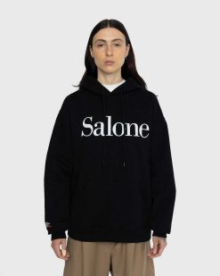 Salone del Mobile Sweat A Capuche Logo Noir | Sueurs