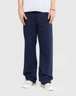 Marni Pantalon Ceinture Elastique Bleu Kyanite | Pantalon