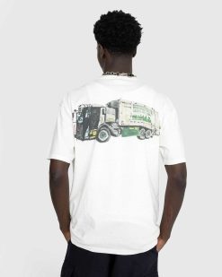 Dave's New York T-Shirt Camion Assainissement Blanc | T-Shirts