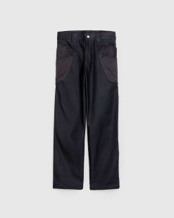 AFFXWRKS Pantalon Forge Enduit Noir/Violet Profond | Pantalon