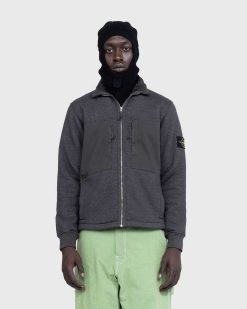 Stone Island Veste Polaire Gris Plomb | Vetements D'Exterieur